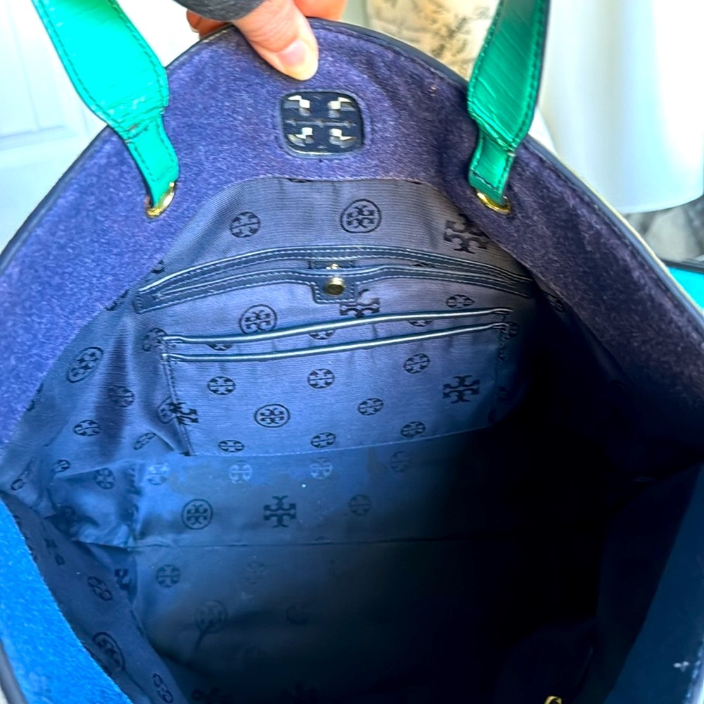 Tory Burch Tote - Felt Colorblock - Picture 9 of 9